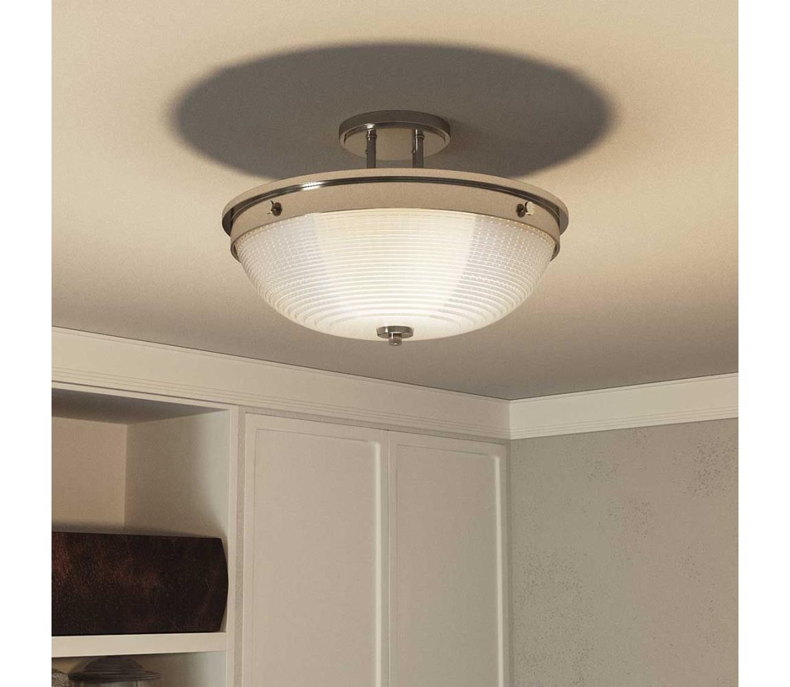 Elstead Quoizel QZ-MANTLE-SF-IS - Přisazený lustr MANTLE 2xE27/60W/230V lesklý chrom QZ-MANTLE-SF-IS