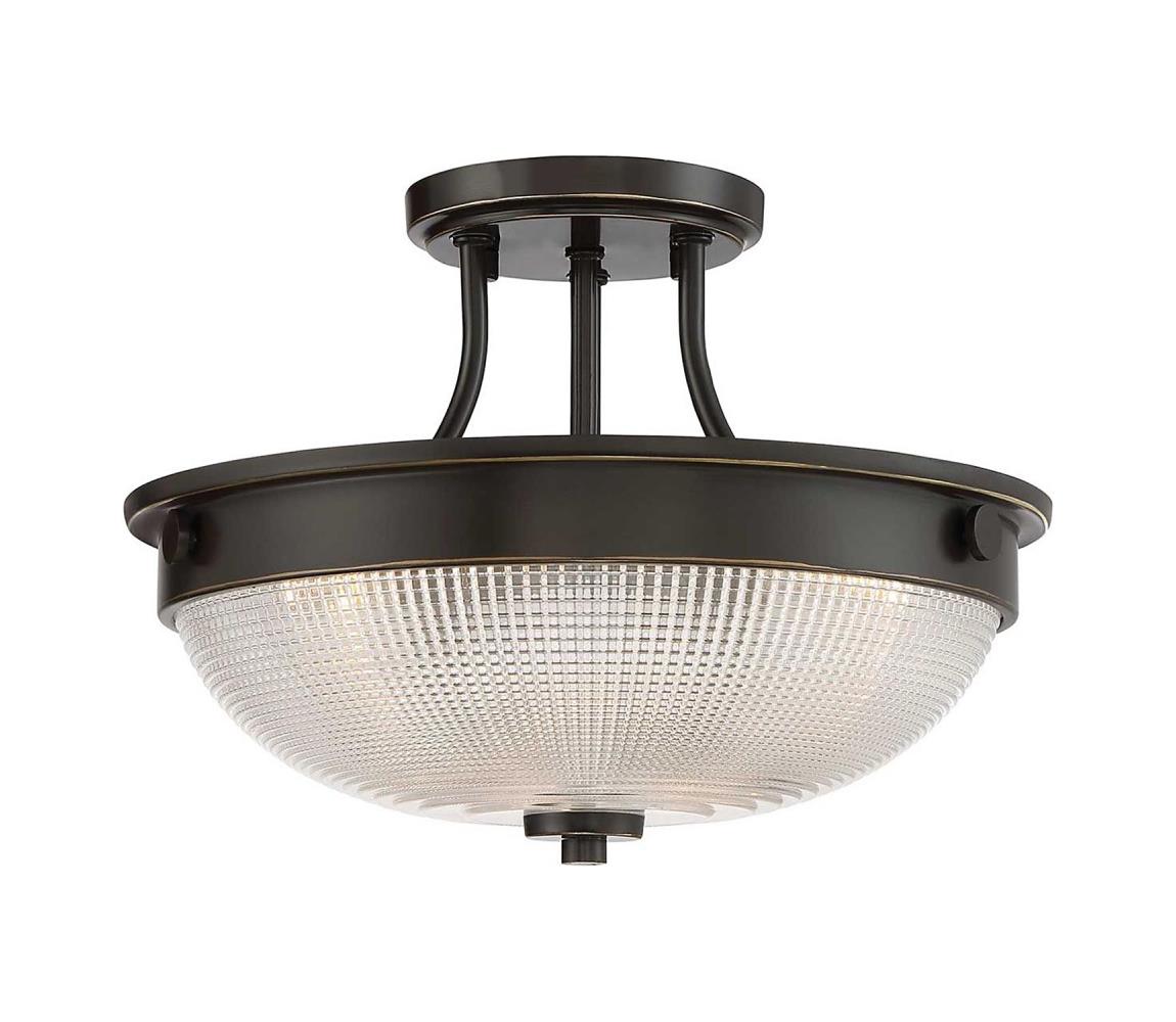 Elstead Quoizel QZ-MANTLE-SF-PN - Přisazený lustr MANTLE 2xE27/60W/230V bronzová QZ-MANTLE-SF-PN