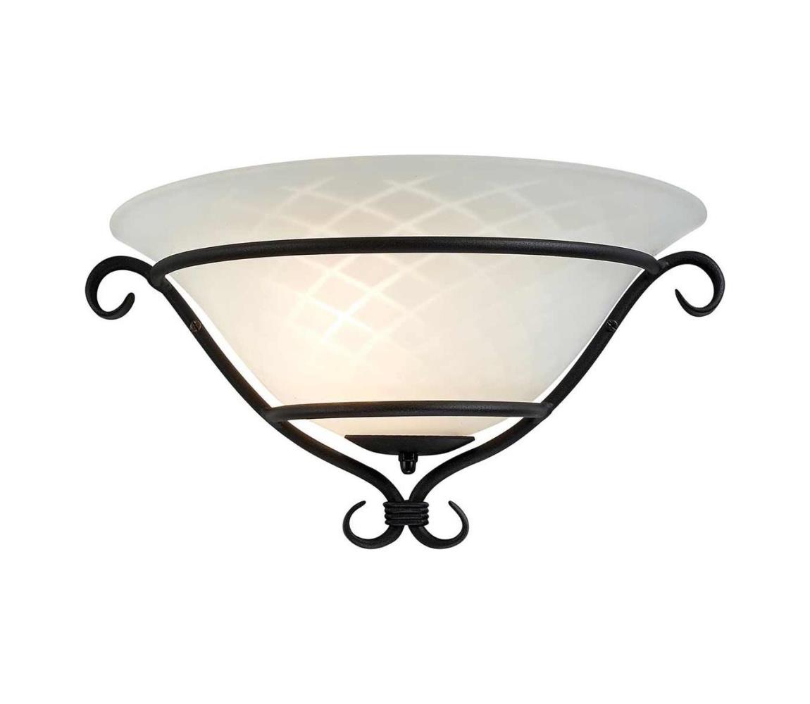 Elstead TCH-WU-BLACK - Nástěnné svítidlo TORCHIERE 1xE27/60W/230V TCH-WU-BLACK