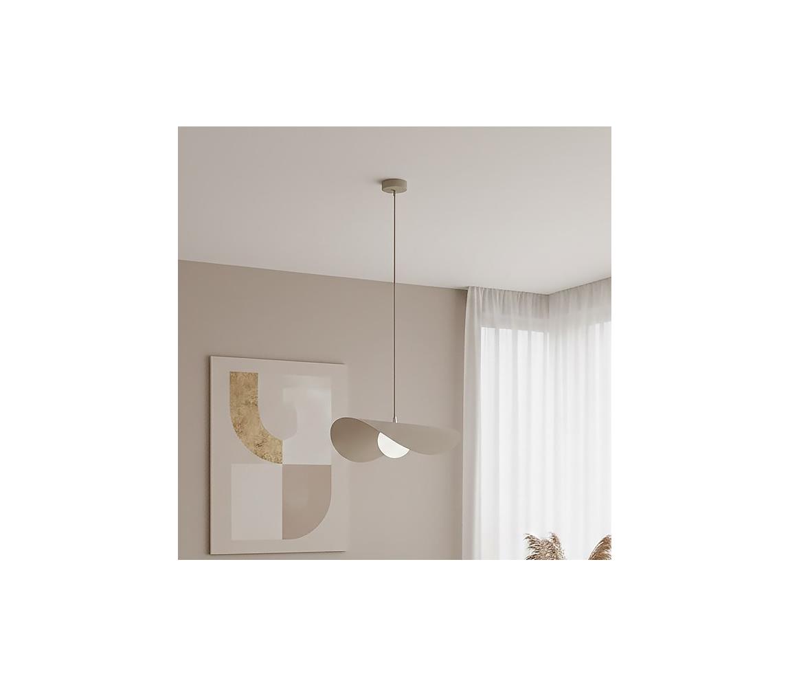 EMIBIG Lustr na lanku RITUAL 1xG9/8W/230V béžová 1632/1L