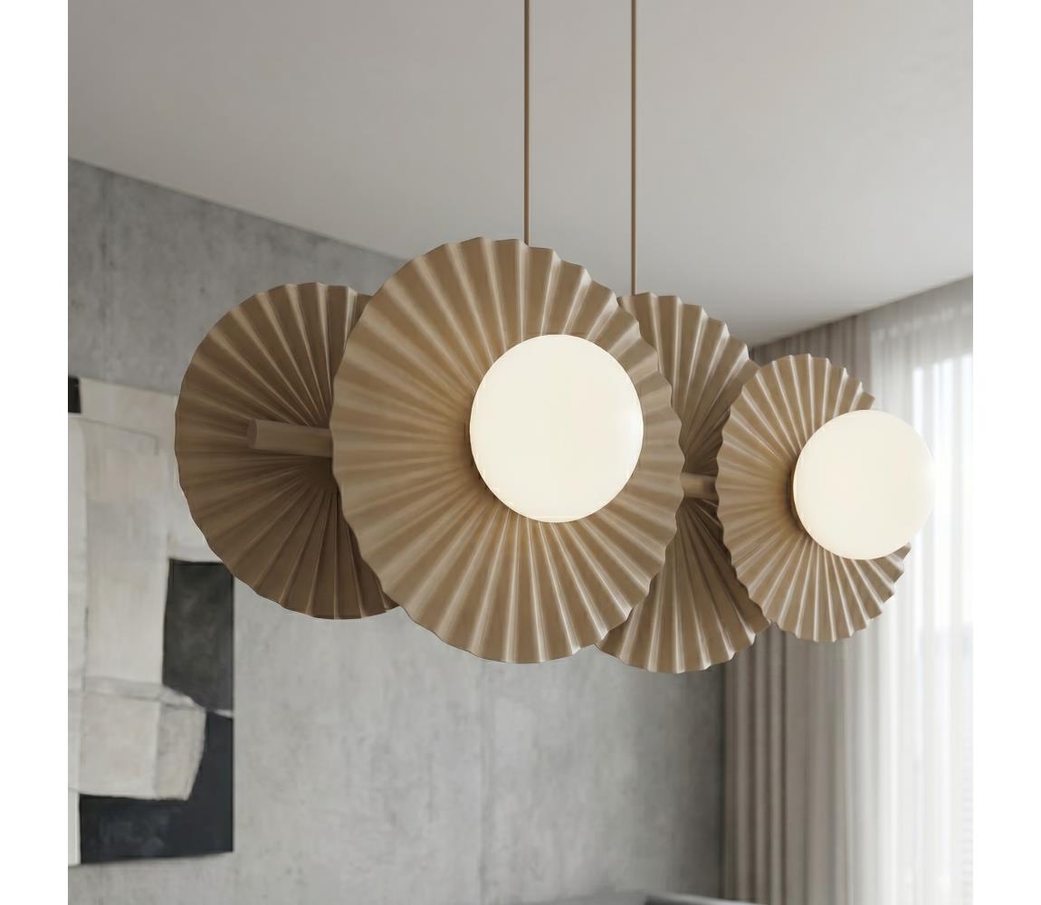 EMIBIG Lustr na lanku UMBRA 4xG9/8W/230V béžová 1728/4