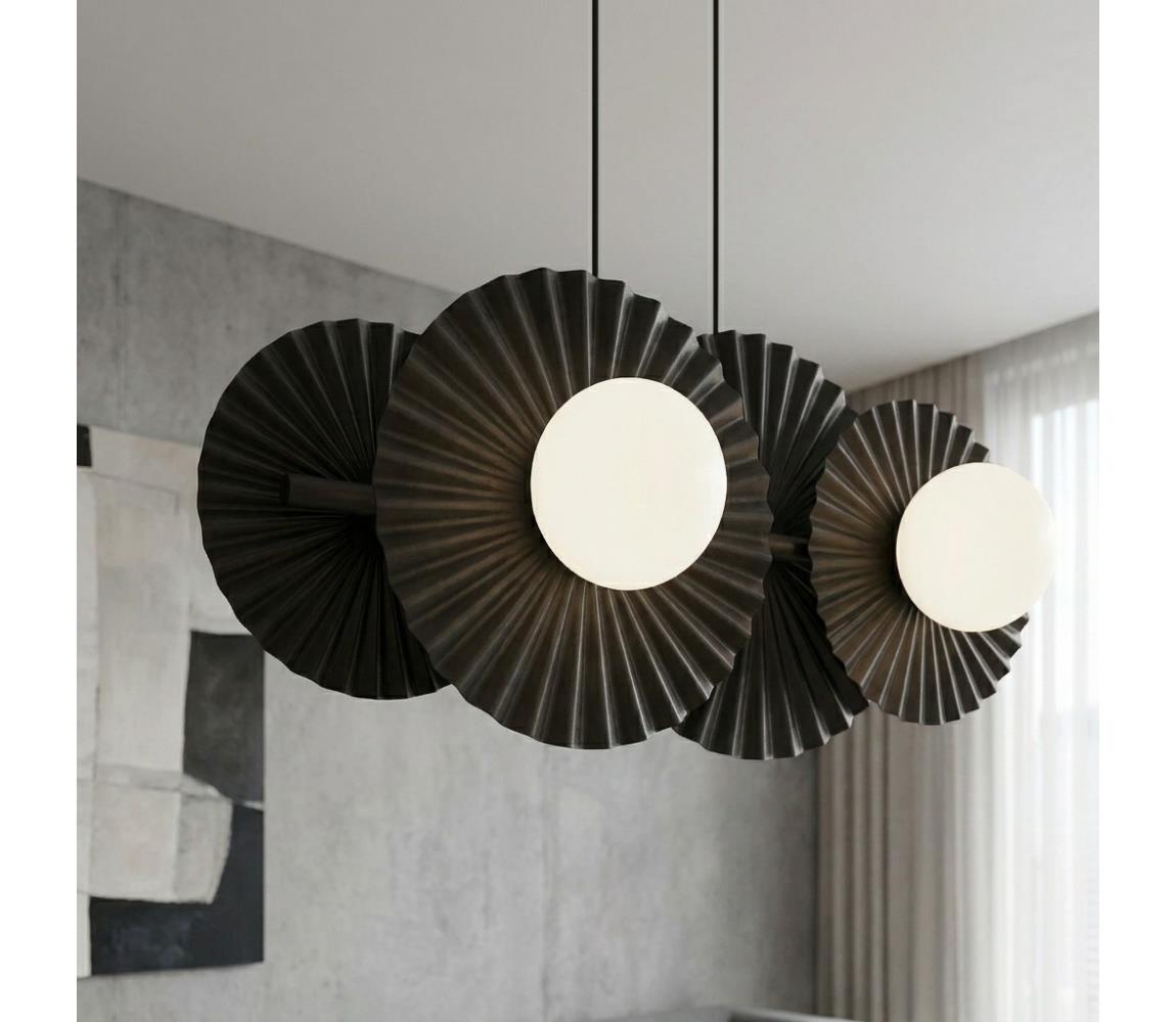 EMIBIG Lustr na lanku UMBRA 4xG9/8W/230V černá 1726/4