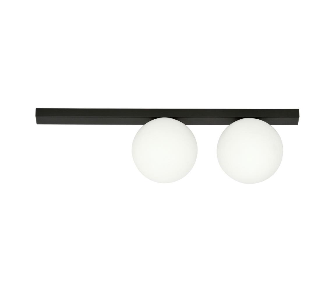 EMIBIG Stropní svítidlo FIT 2xE14/10W/230V černá/bílá 1124/2