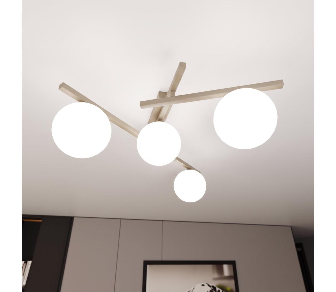 EMIBIG Stropní svítidlo SMART 4xE14/10W/230V béžová/bílá 1793/4