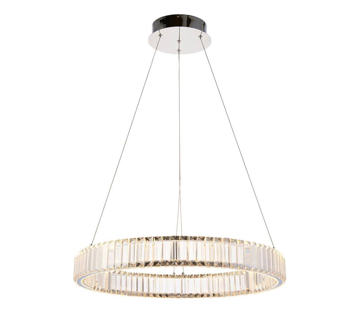 Endon 102255 - LED Stmívatelný lustr na lanku LAGUNA LED/36W/230V lesklý chrom 102255