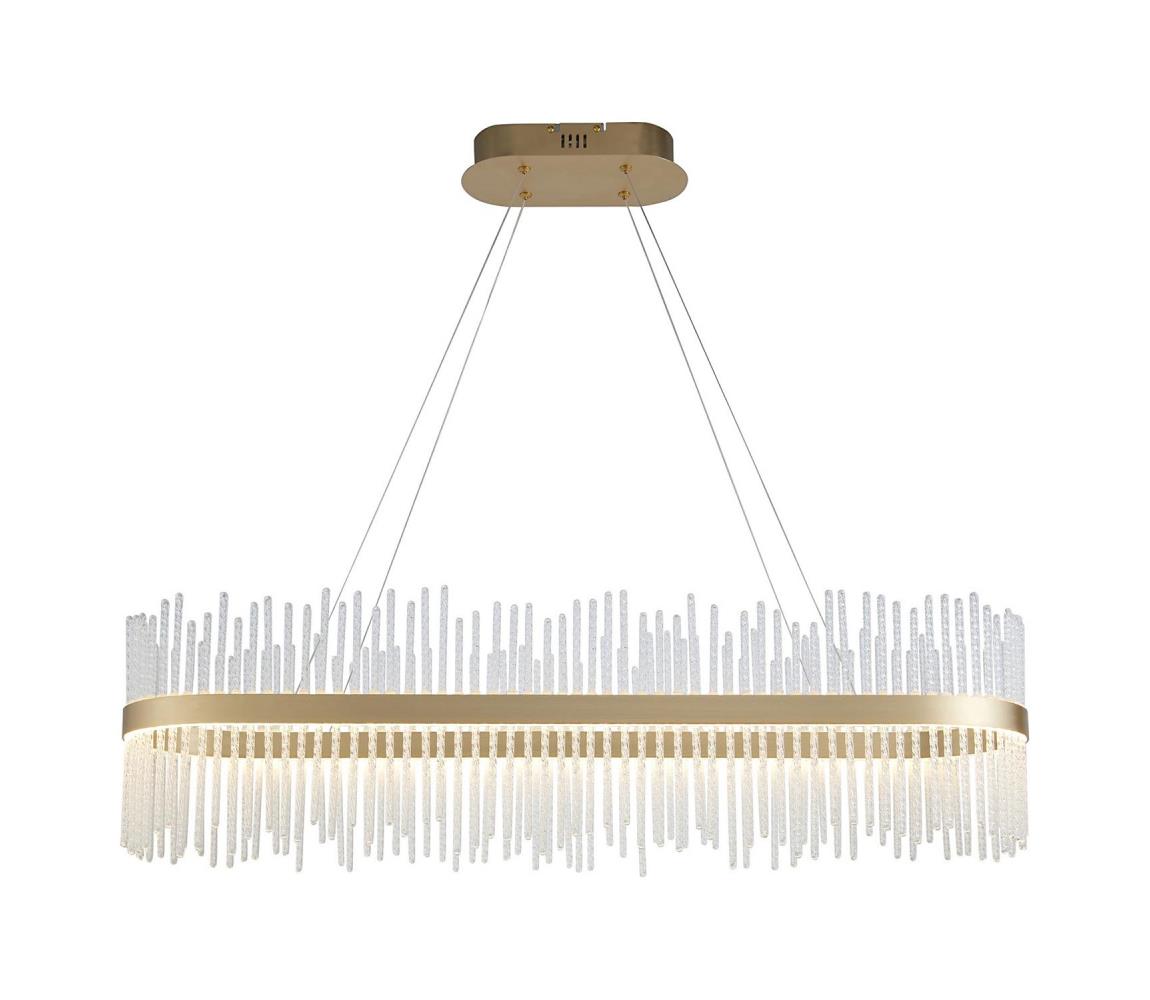Endon 104082 - LED Stmívatelný lustr na lanku ADRIEL LED/47W/230V 3000K zlatá 104082