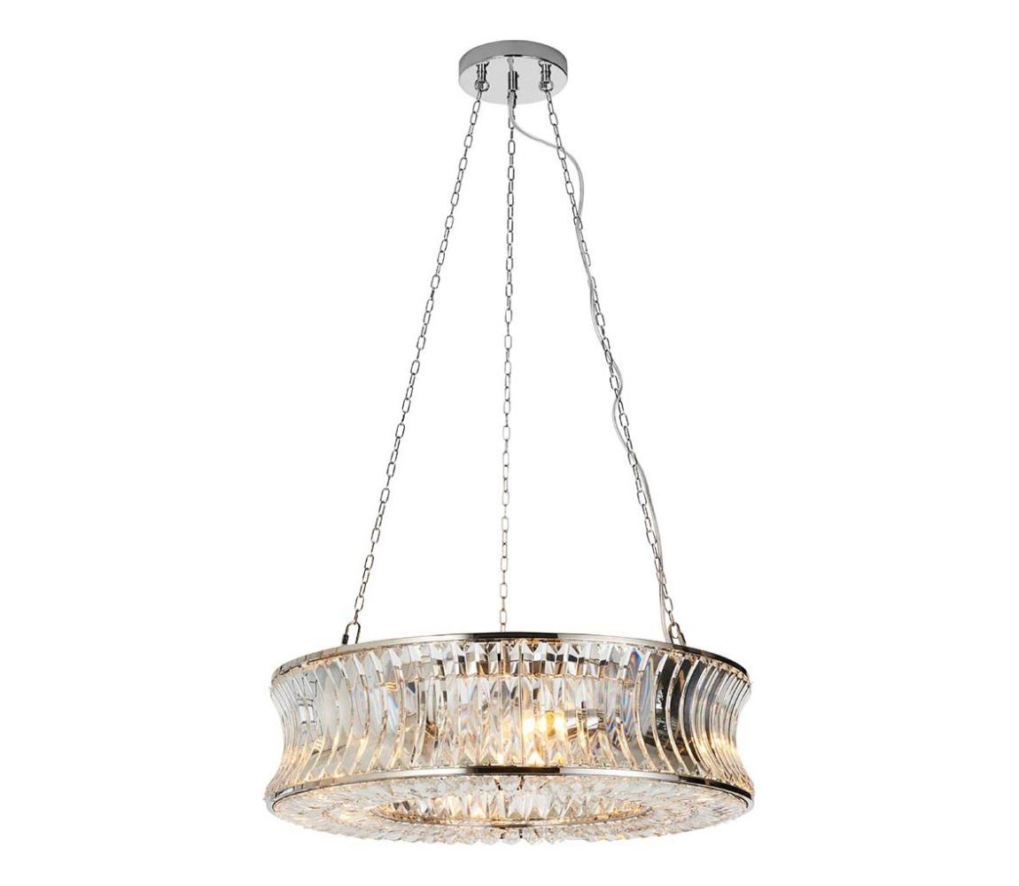 Endon 104528 - Lustr na řetězu 6xE14/6W/230V lesklý chrom 104528