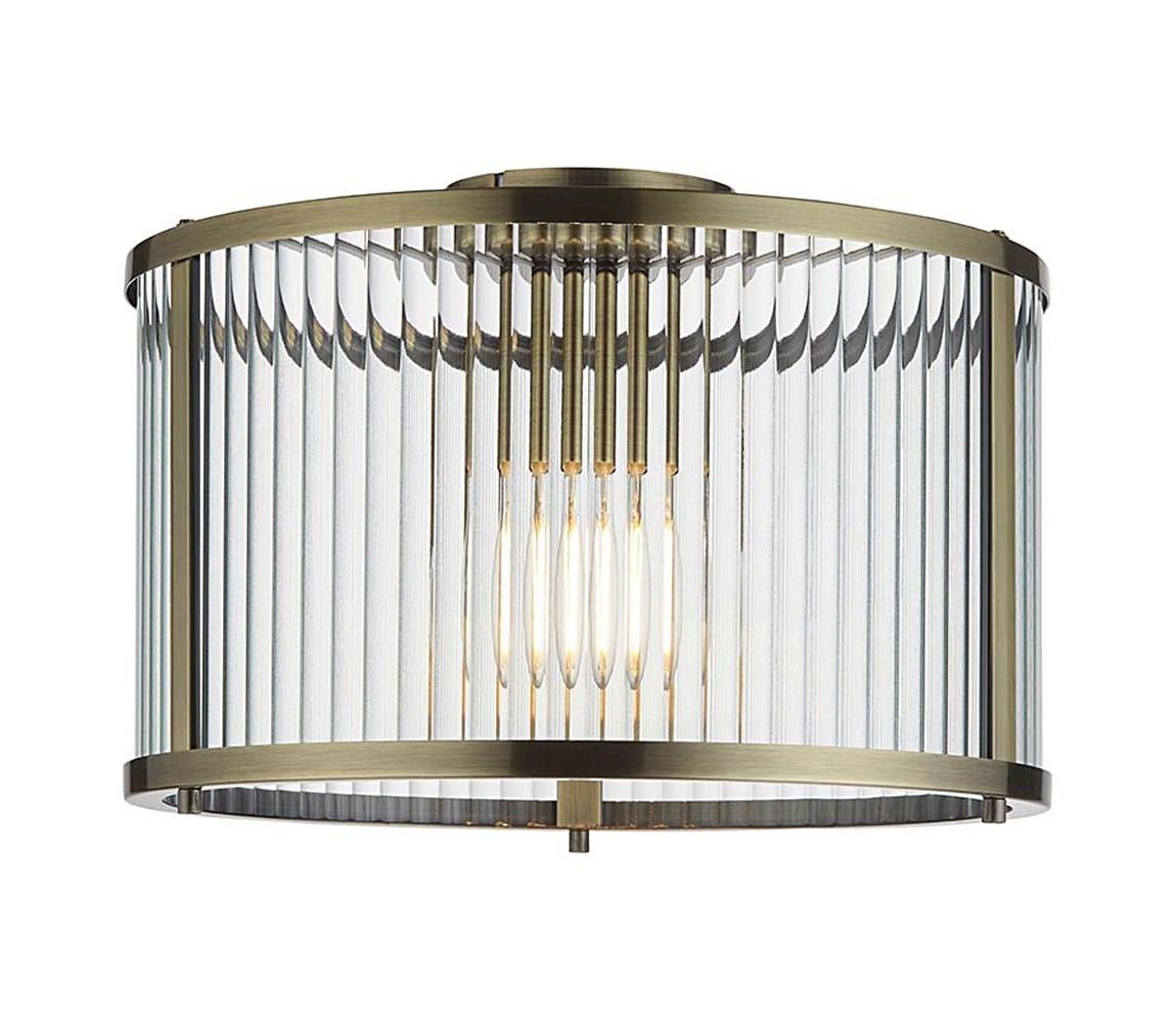 Endon 106265 - Stropní svítidlo RIDGETON 1xE27/10W/230V mosaz 106265