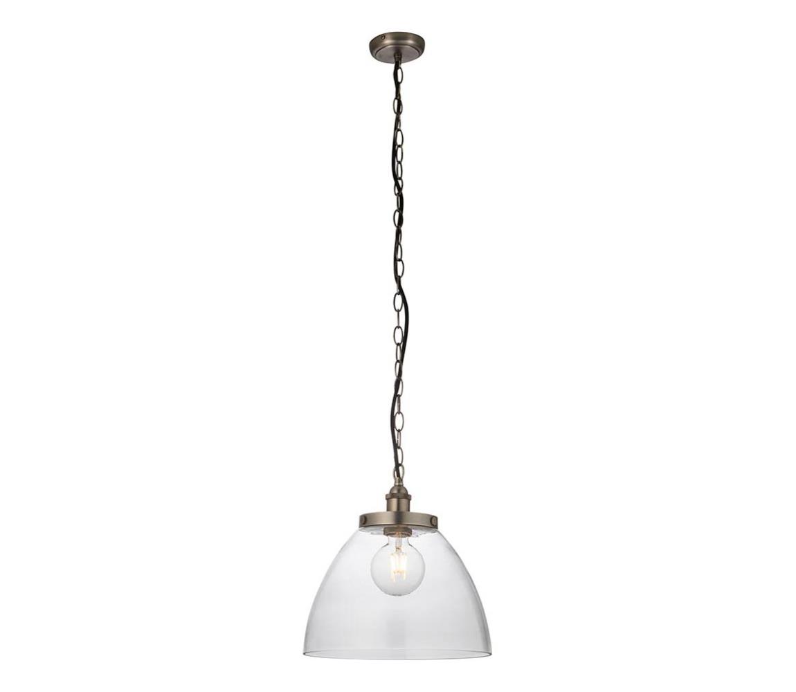 Endon 106896 - Lustr na řetězu HANSEN 1xE27/10W/230V matný chrom 106896