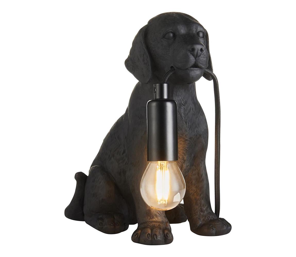 Endon 107365 - Stolní lampa PUPPY 1xE14/7W/230V černá 107365