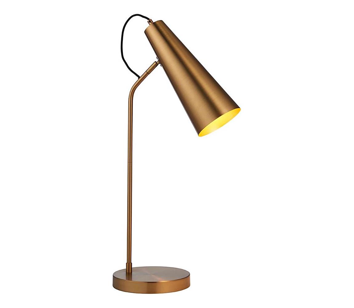 Endon 107527 - Stolní lampa KARNA 1xE27/10W/230V mosaz 107527