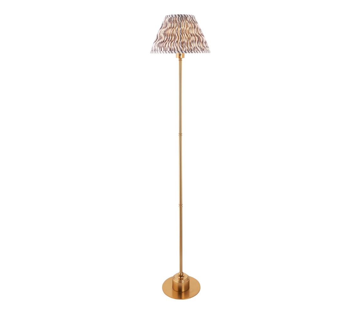 Endon 114785 - LED Stm. nabíjecí stojací lampa BURLEY LED/1,5W/5V mosaz/šedá 114785