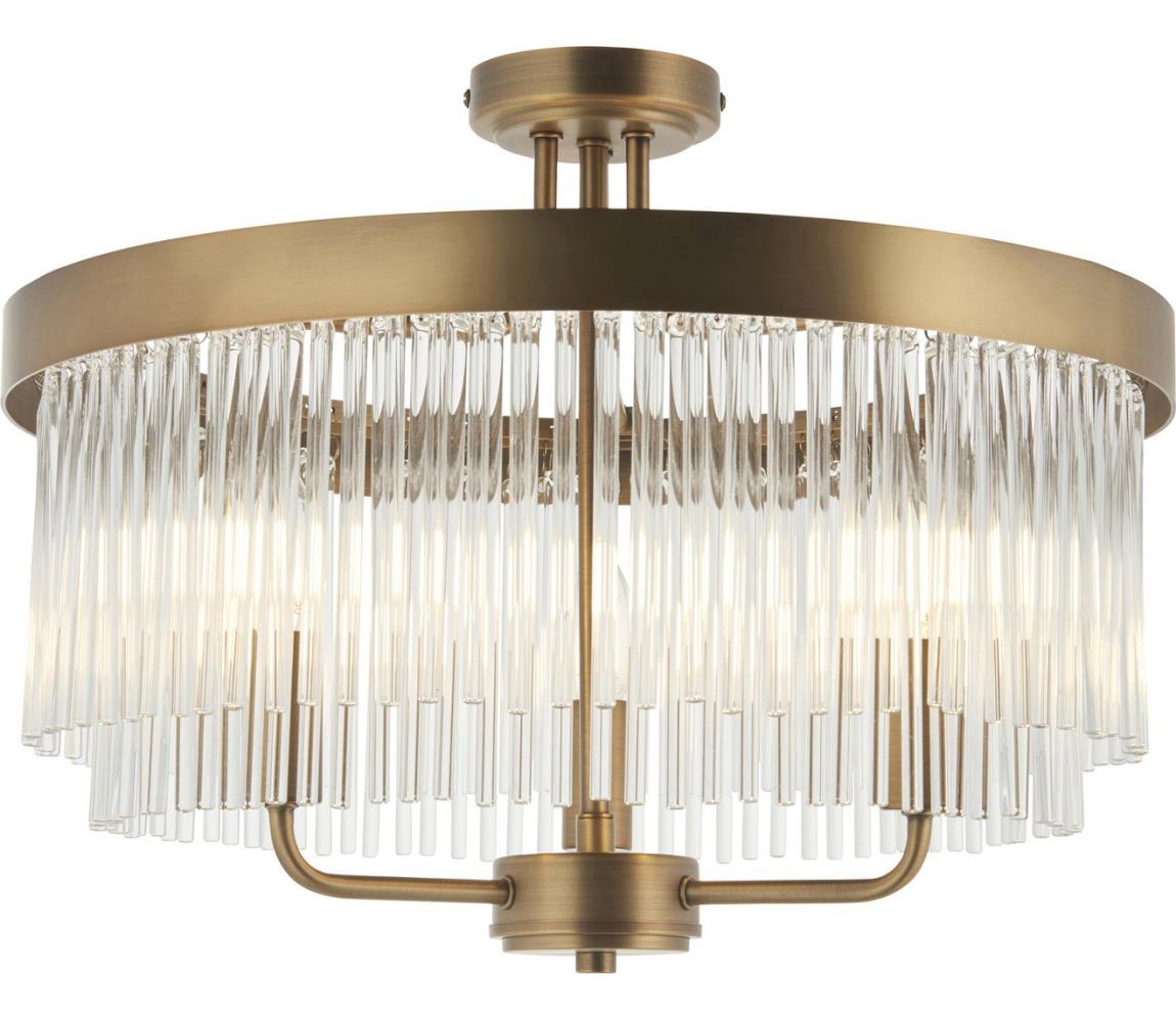 Endon 119109 - Přisazený lustr CLERMONT 3xE14/6W/230V mosaz 119109