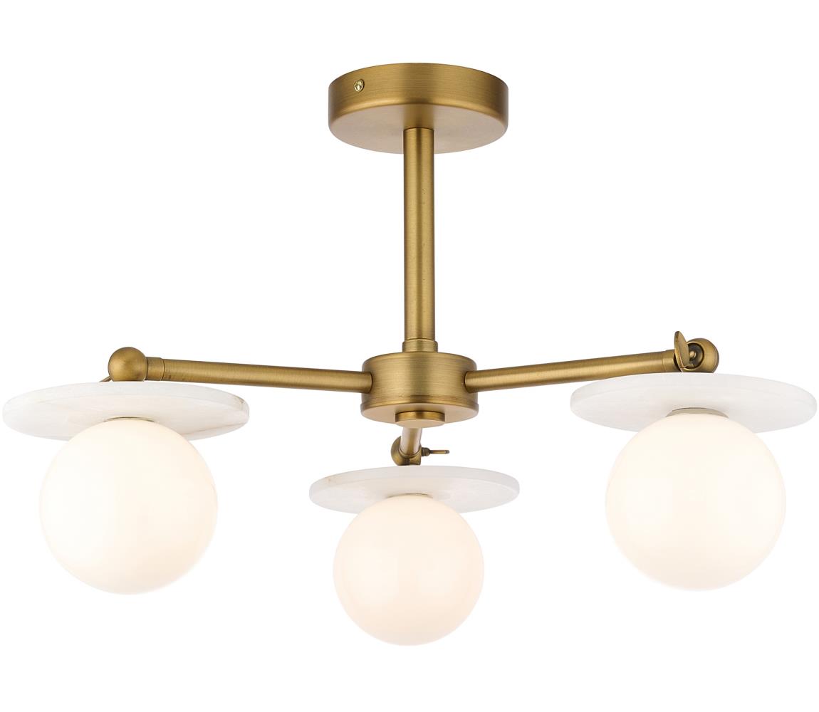 Endon 120036 - Lustr na tyči CERCHIO 3xG9/5W/230V mosaz 120036