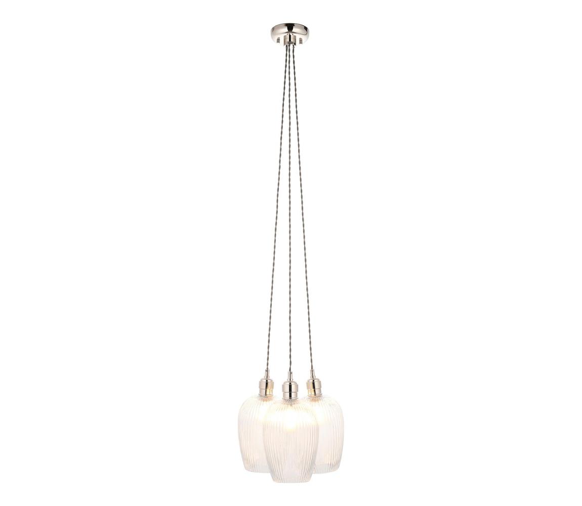 Endon 120652 - Lustr na lanku 3xE27/10W/230V lesklý chrom 120652