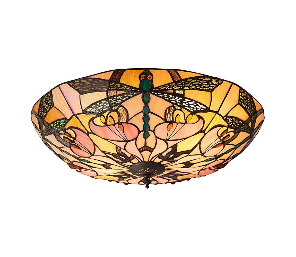 Endon 63922 - Stropní svítidlo Tiffany ASHTON 2xE27/60W/230V pr. 45 cm 63922
