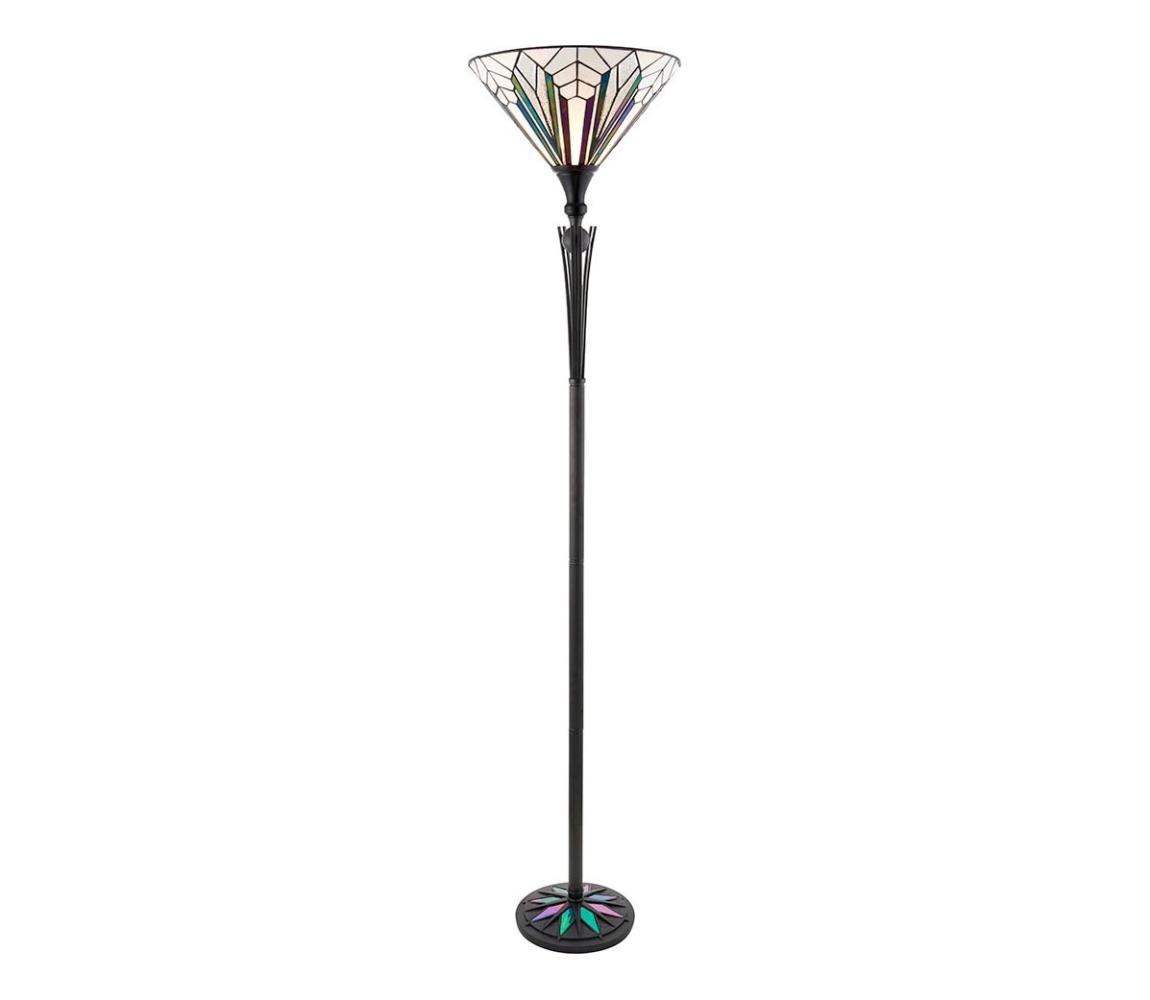 Endon 63933 - Stojací lampa Tiffany ASTORIA 1xE27/60W/230V pr. 40 cm 63933