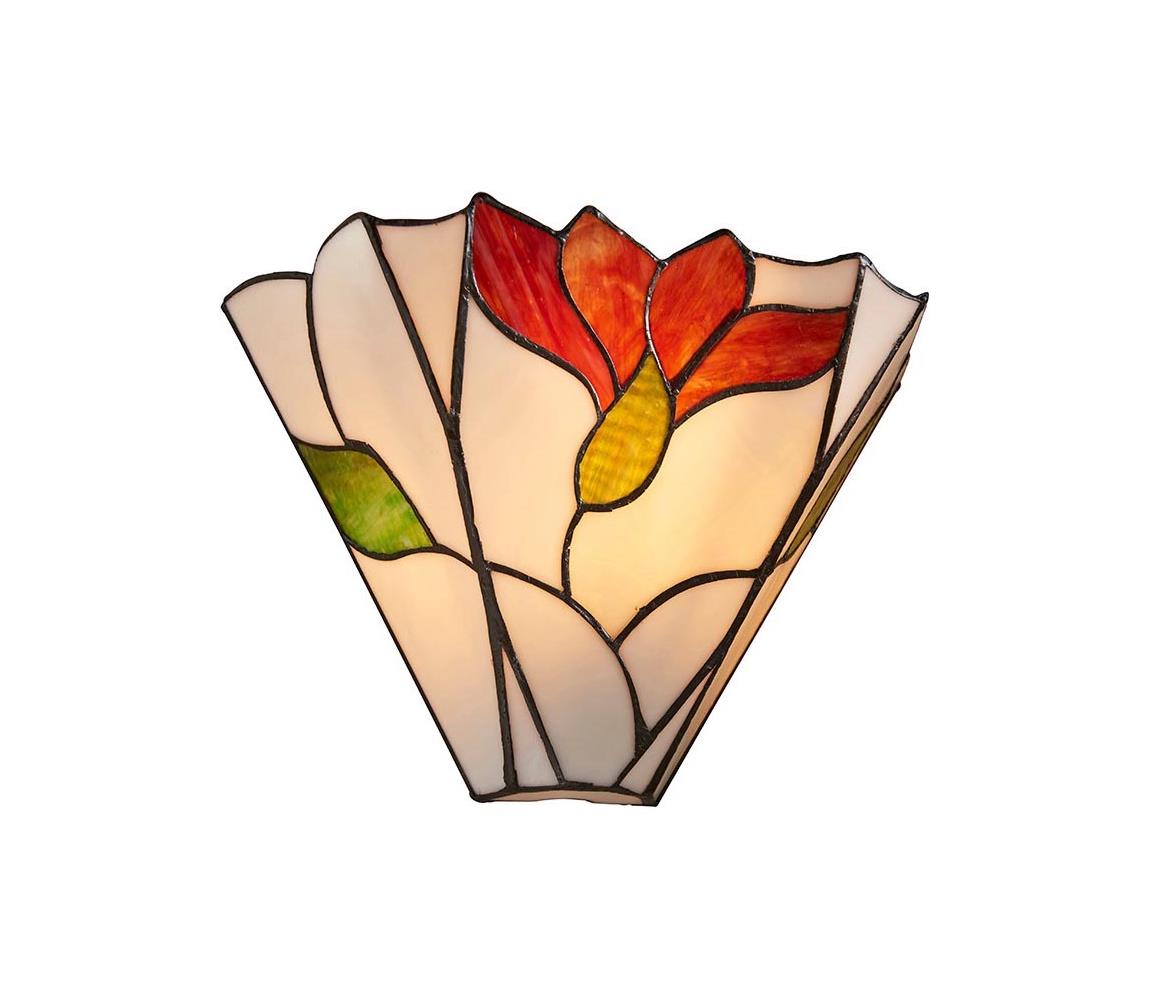Endon 63964 - Nástěnné svítidlo Tiffany BOTANICA 1xE14/40W/230V 63964