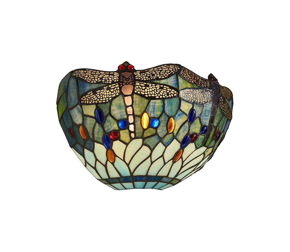 Endon 64102 - Nástěnné svítidlo Tiffany DRAGONFLY 1xE14/40W/230V 64102