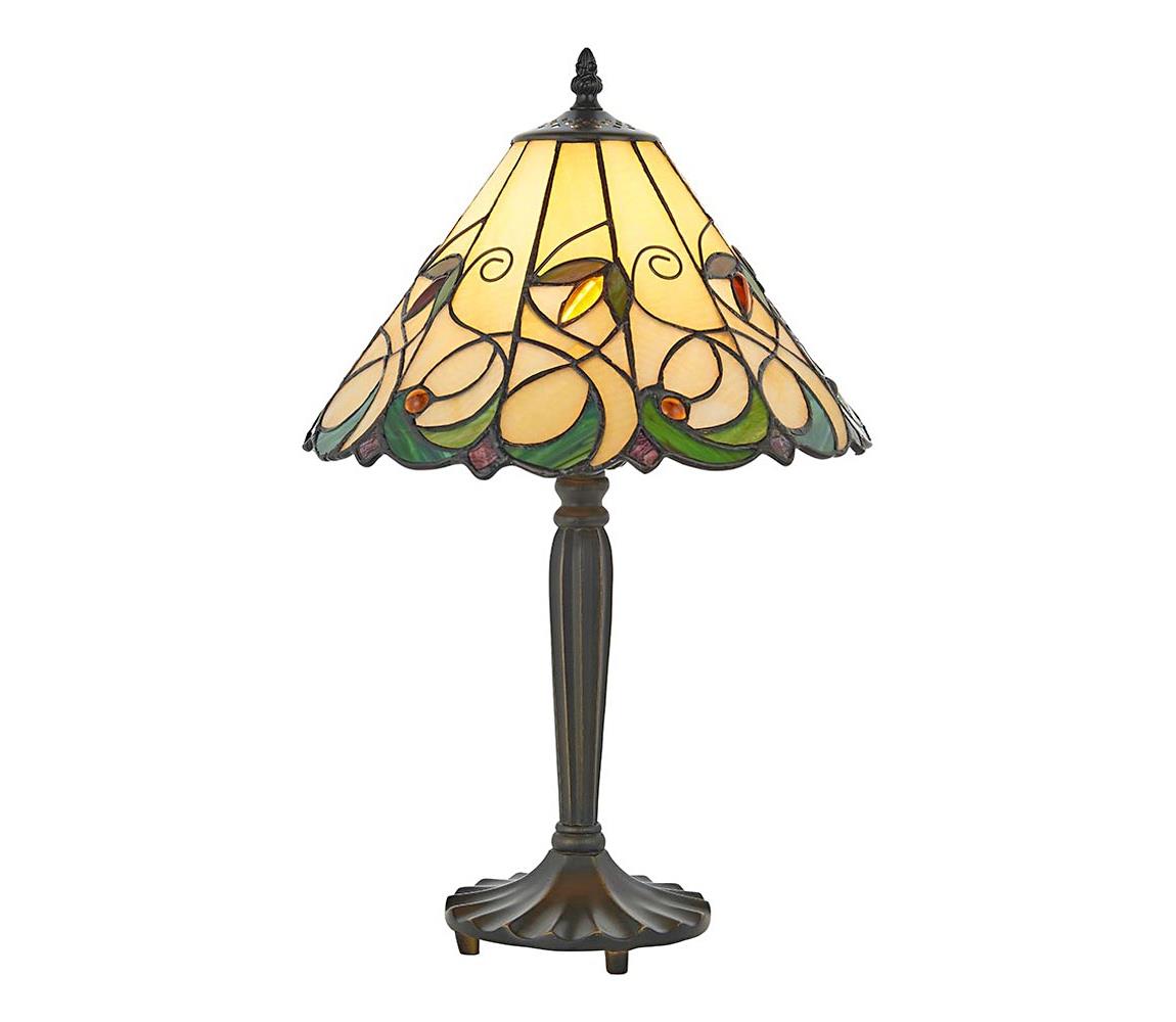 Endon 64195 - Stolní lampa Tiffany JAMELIA 1xE27/60W/230V pr. 31 cm 64195