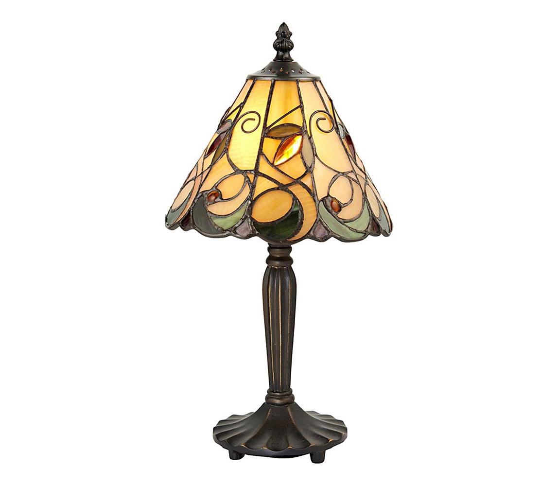 Endon 64196 - Stolní lampa Tiffany JAMELIA 1xE14/40W/230V pr. 20 cm 64196