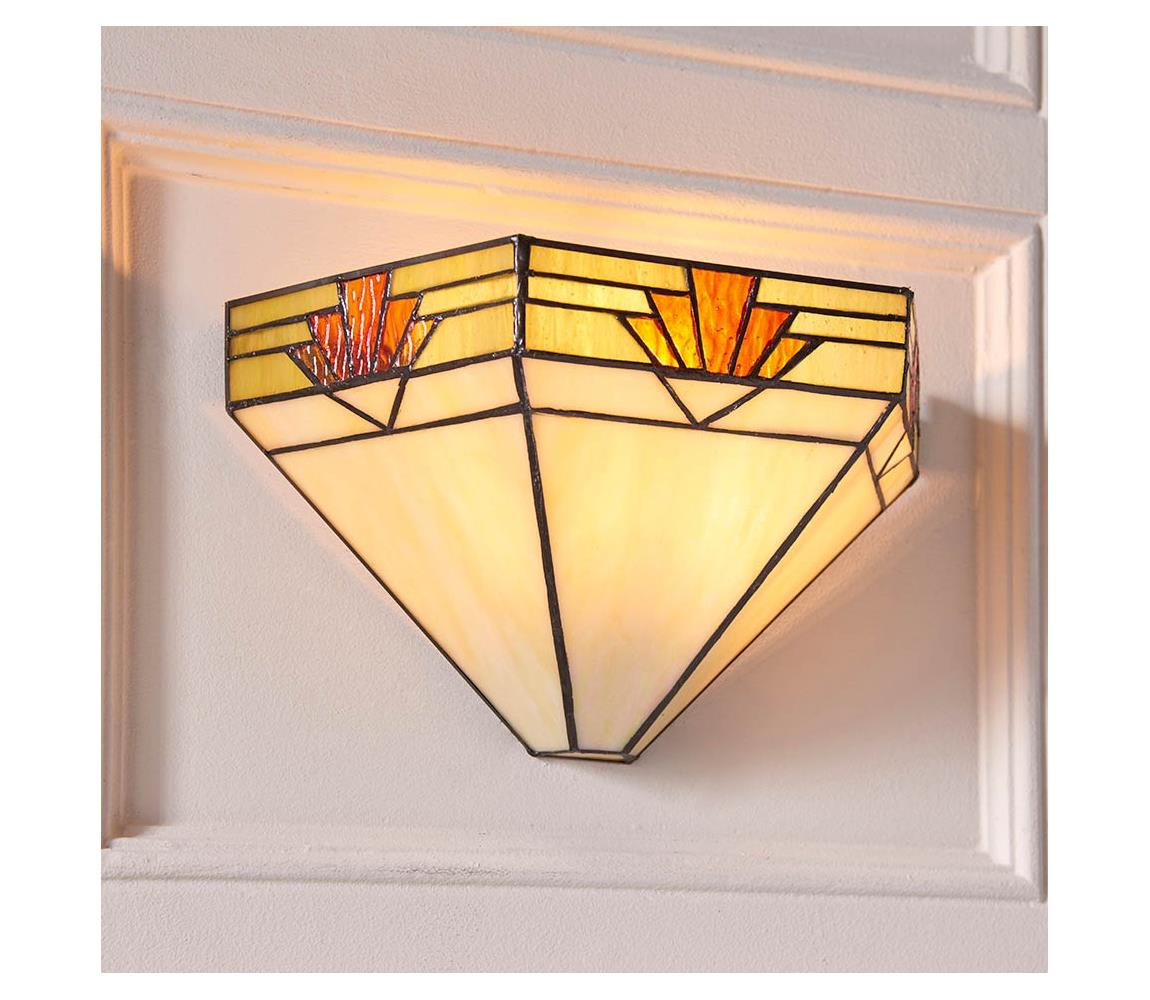 Endon 64288 - Nástěnné svítidlo Tiffany NEVADA 1xE14/40W/230V 64288