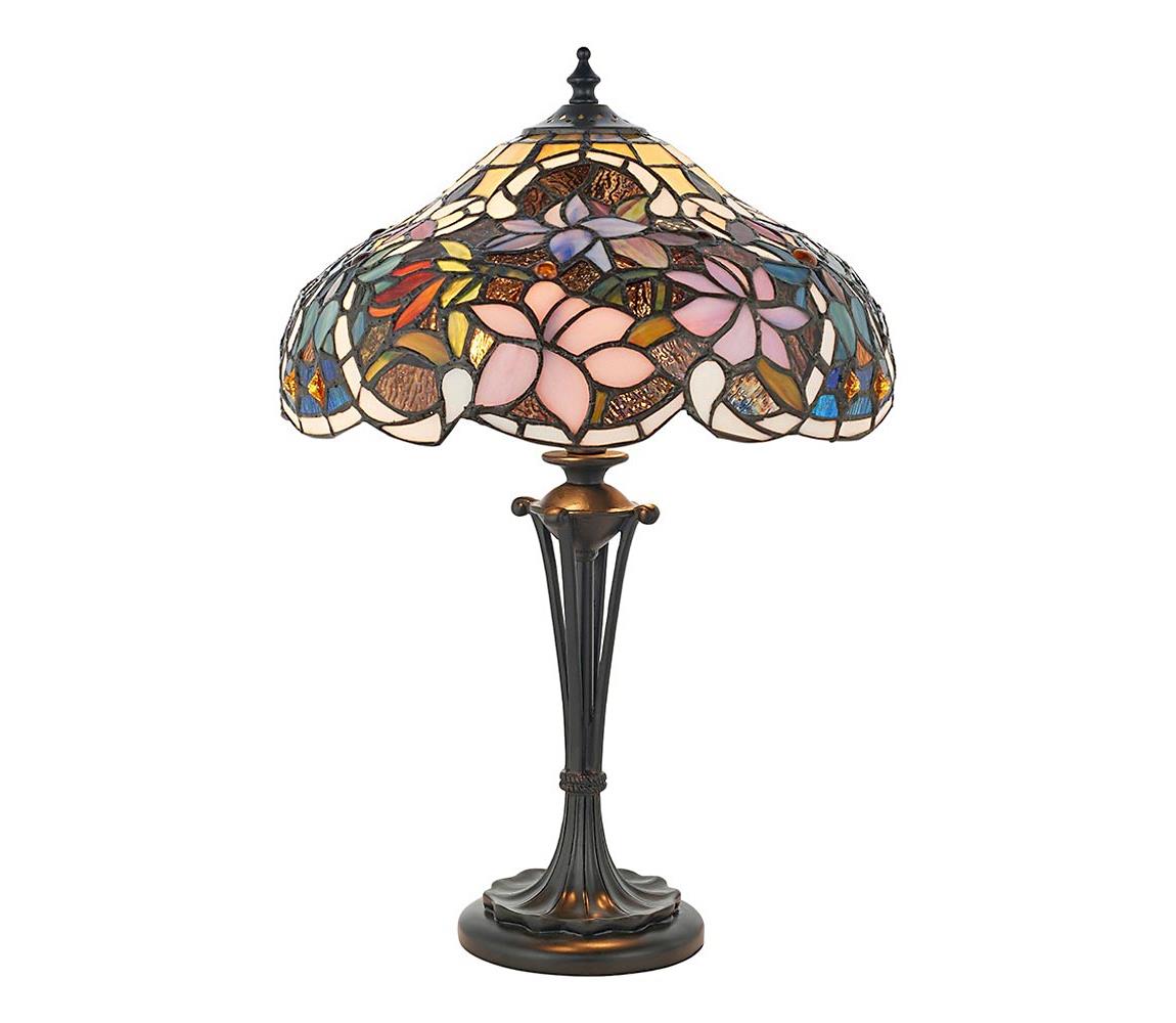 Endon 64327 - Stolní lampa Tiffany SULLIVAN 2xE14/40W/230V pr. 30 cm 64327