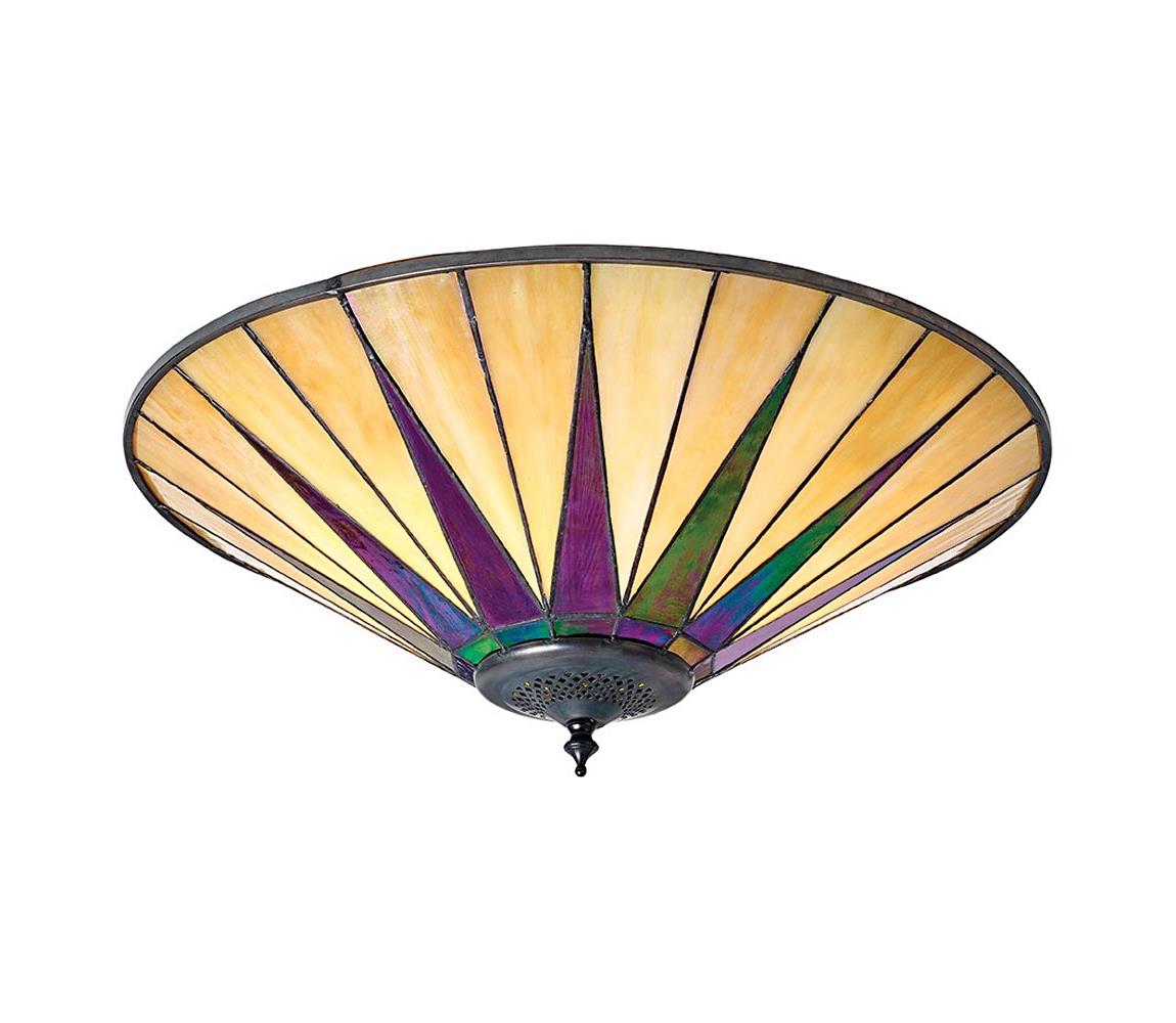 Endon 70240 - Stropní svítidlo Tiffany DARK STAR 2xE27/40W/230V pr. 49 cm 70240