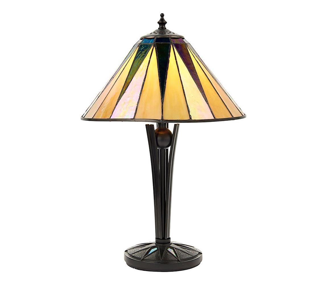 Endon 70367 - Stolní lampa Tiffany DARK STAR 1xE14/40W/230V pr. 30 cm 70367