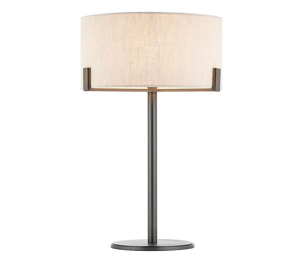 Endon 72631 - Stolní lampa HAYFIELD 1xE27/40W/230V bronzová/šedá 72631