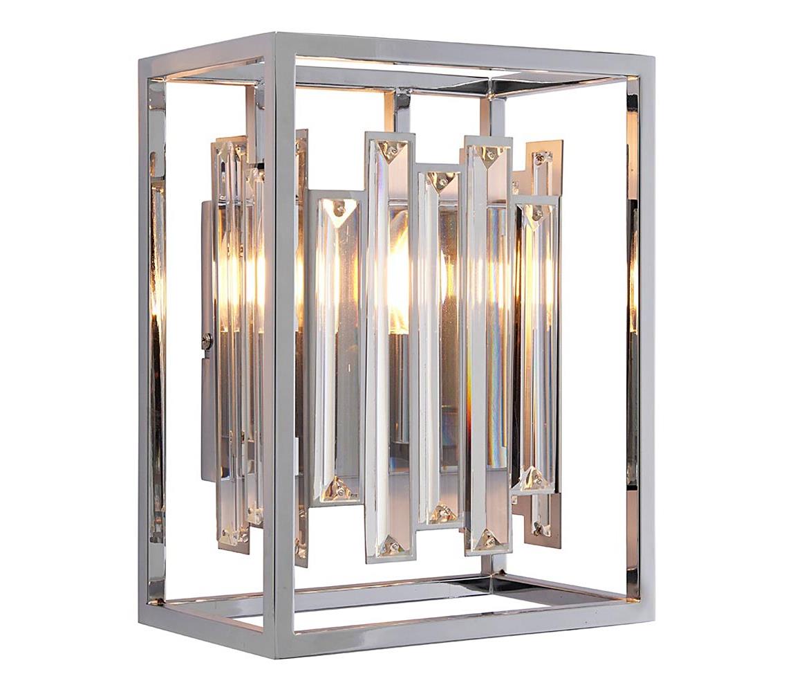 Endon 81932 - Nástěnné svítidlo ACADIA 1xE14/40W/230V lesklý chrom 81932
