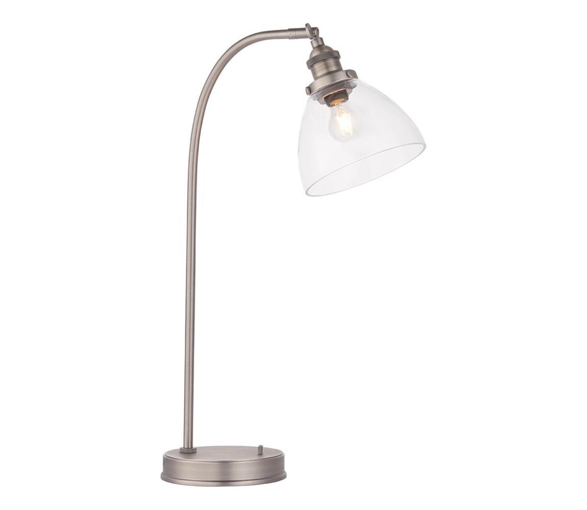 Endon 91740 - Stolní lampa HANSEN 1xE14/40W/230V matný chrom 91740