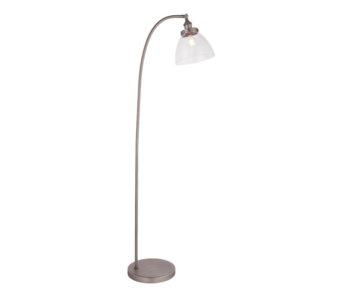 Endon 91741 - Stojací lampa HANSEN 1xE27/40W/230V matný chrom 91741