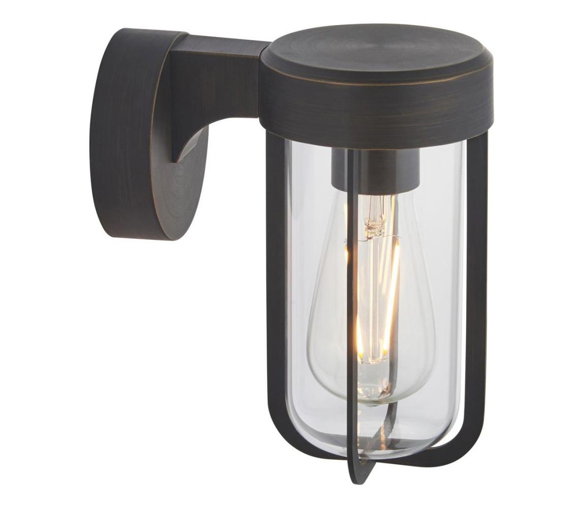 Endon 92857 - Koupelnové nástěnné svítidlo 1xE27/6W/230V IP44 bronzová 92857