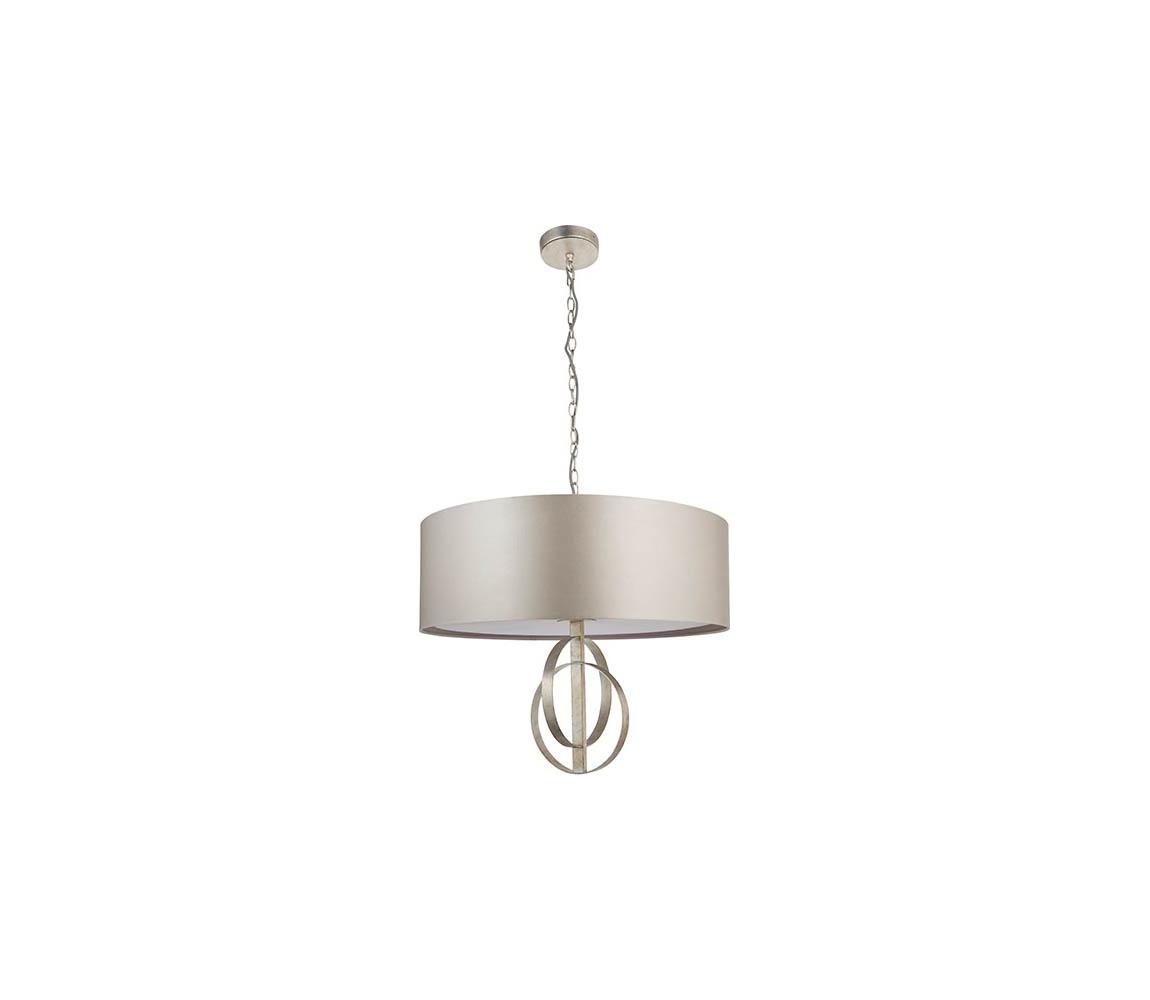 Endon 95215 - Lustr na řetězu 5xE27/10W/230V pr. 70 cm šedá 95215