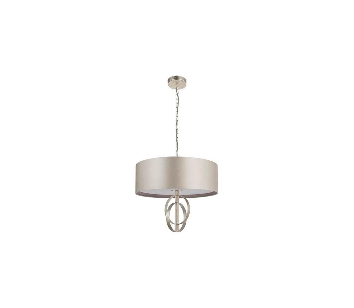Endon 95216 - Lustr na řetězu 3xE27/10W/230V pr. 60 cm šedá 95216