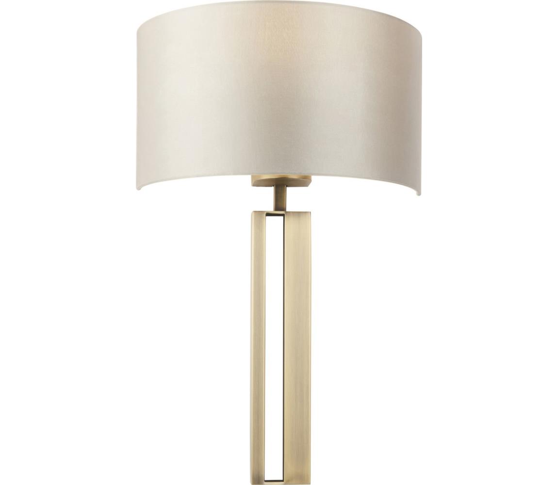 Endon 95452 - Nástěnná lampa 1xE27/10W/230V béžová/zlatá 95452
