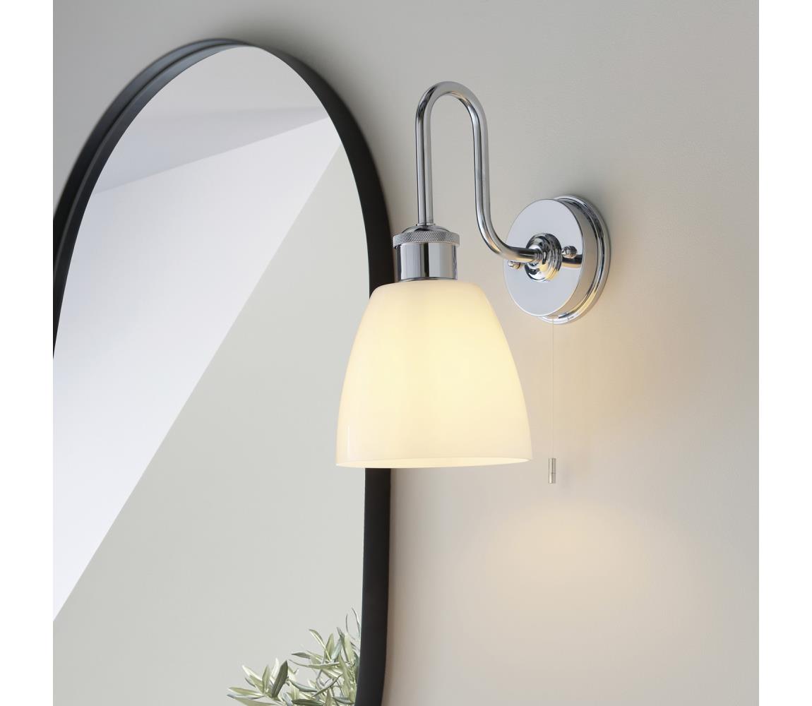 Endon 95506 -Koupelnové nástěnné svítidlo PIPER 1xE27/10W/230V IP44 lesklý chrom 95506