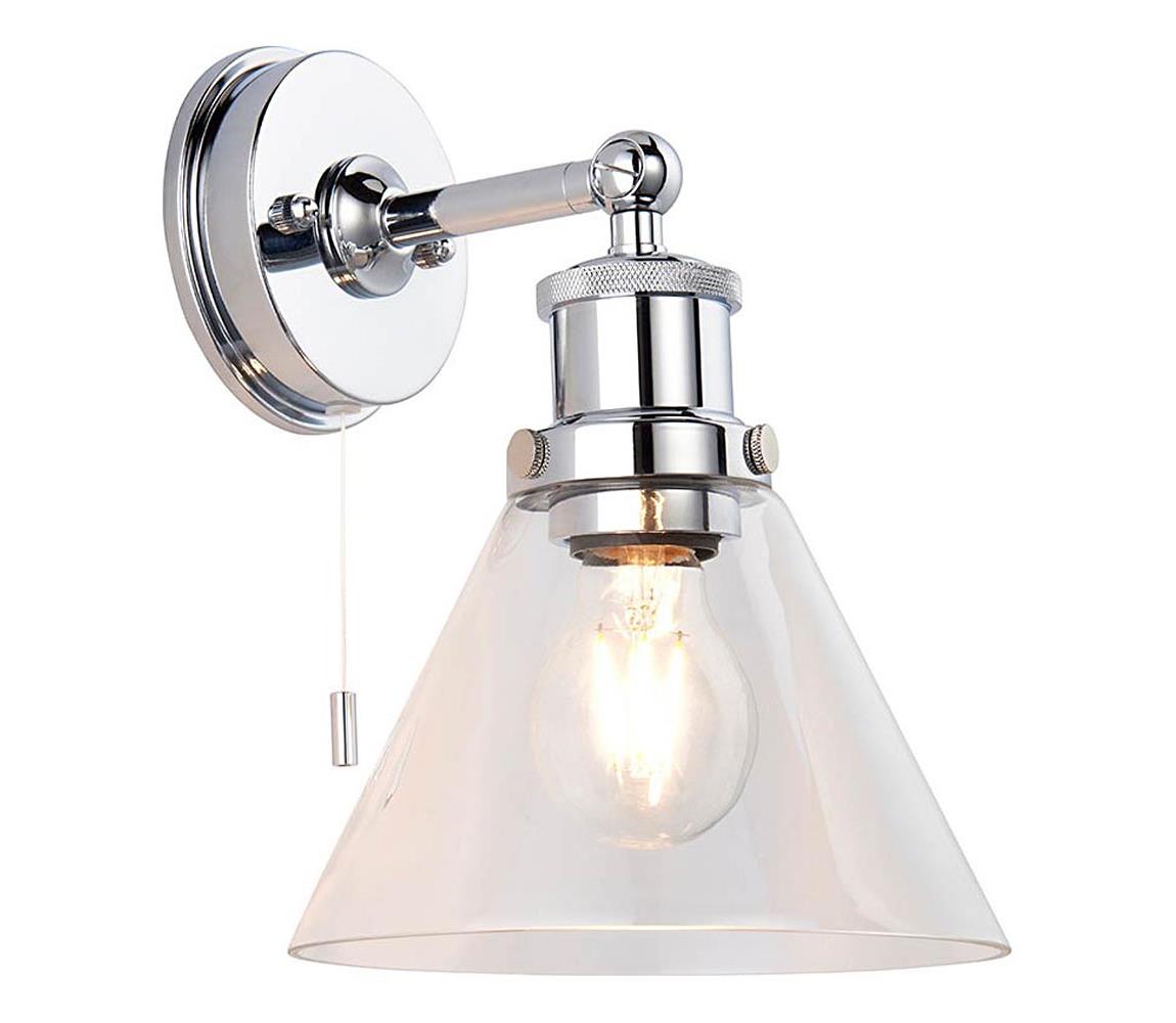 Endon 95513-Koupelnové nástěnné svítidlo TOULON 1xE27/10W/230V IP44 lesklý chrom 95513