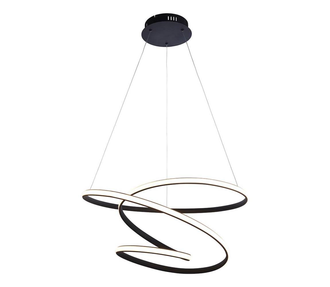 Endon 97632 - LED Lustr na lanku DUNE LED/47,5W/230V 3000K černá 97632