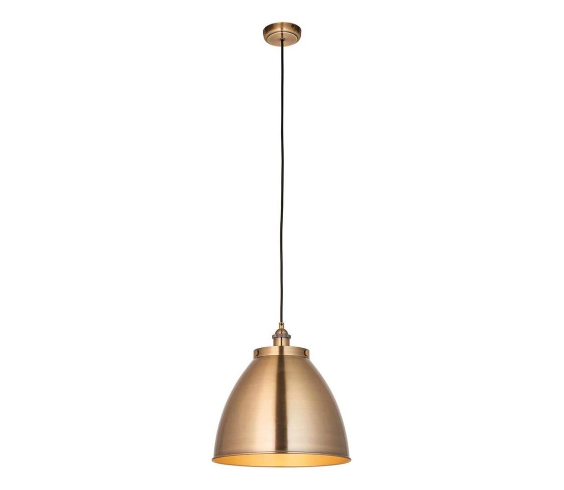 Endon 98744 - Lustr na lanku FRANKLIN 1xE27/10W/230V mosaz 98744