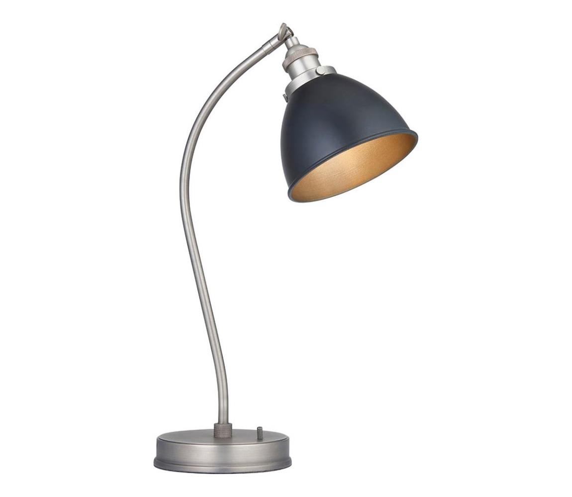 Endon 98752 - Stolní lampa FRANKLIN 1xE14/7W/230V matný chrom/antracit 98752