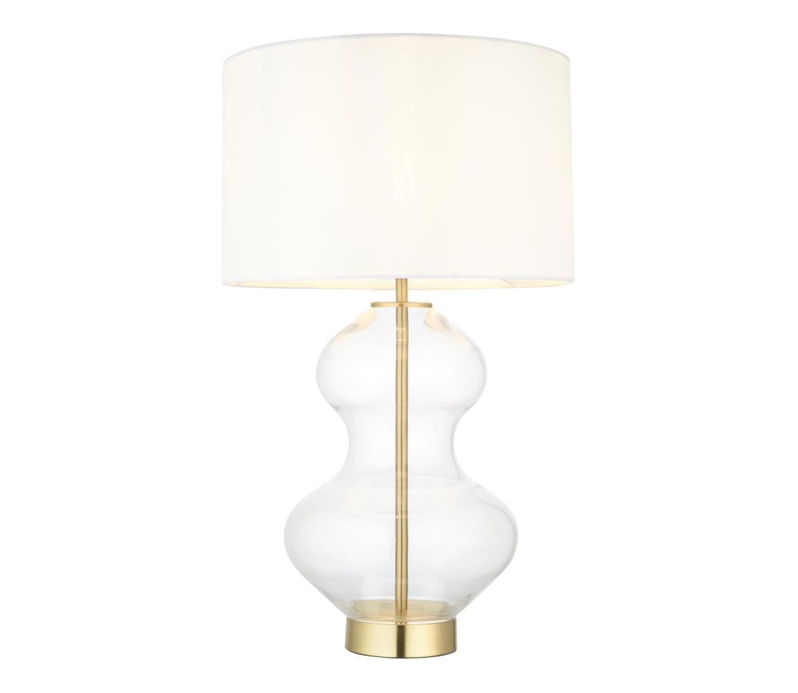 Endon 99110 - Stmívatelná stolní lampa KELDA 1xE27/10W/230V bílá/zlatá 99110