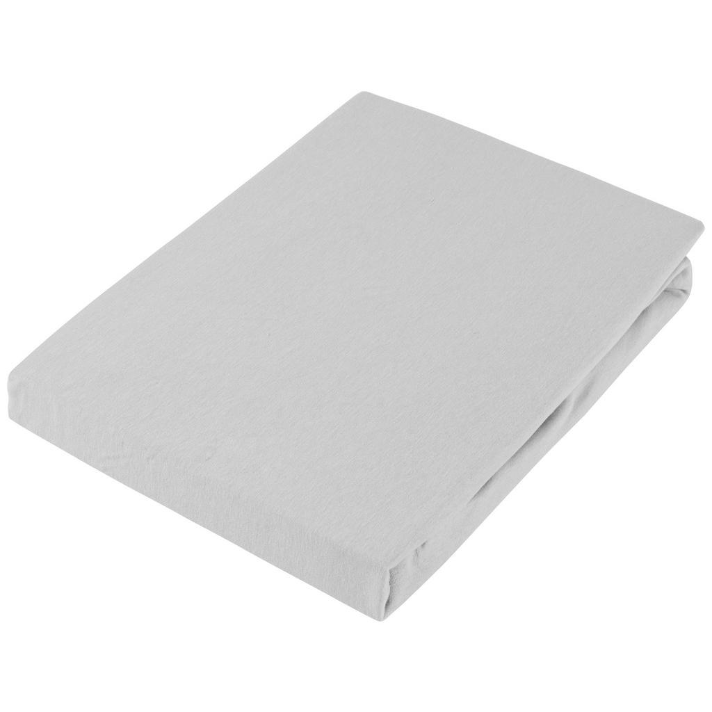 Esposa ELASTICKÉ PROSTĚRADLO, žerzej, barvy stříbra, 180/200 cm