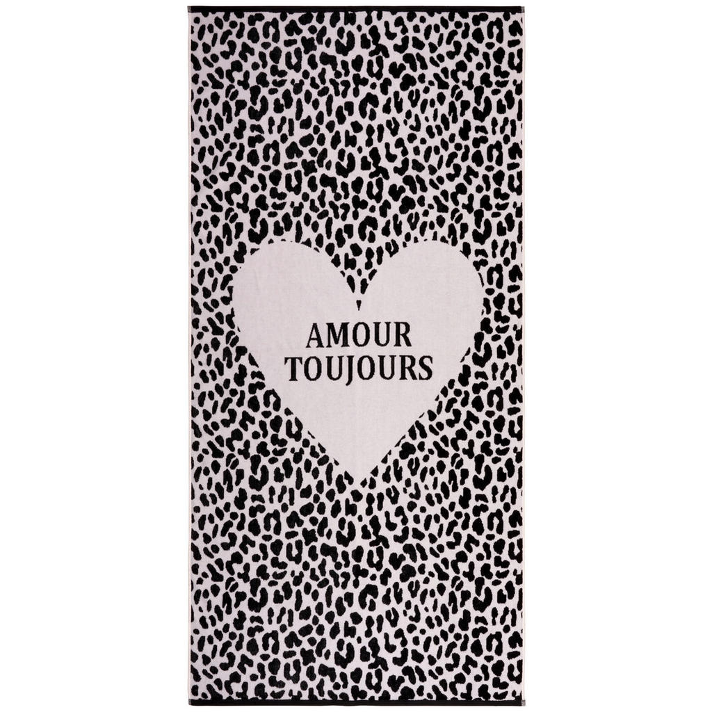 Esposa OSUŠKA NA PLÁŽ, 90/180 cm, černá, bílá