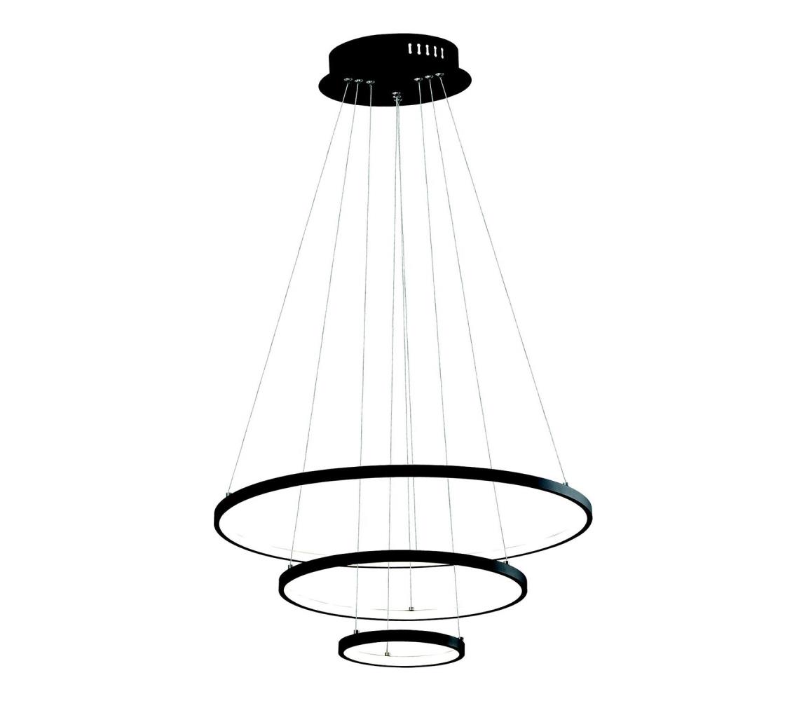 Eurolamp LED Lustr na lanku LED/42W/230V 3000K černá 144-15007
