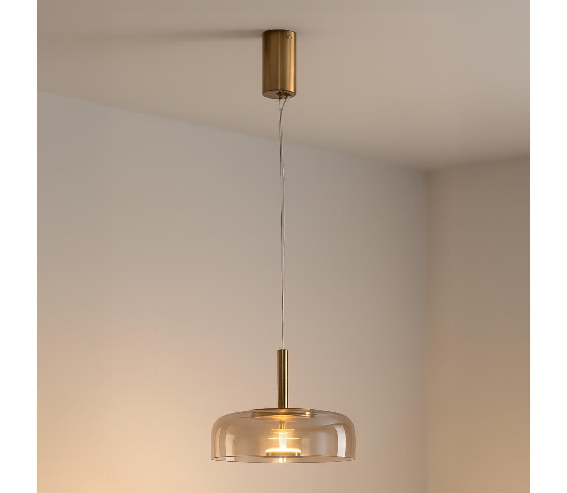 Eurolamp LED Lustr na lanku LOBBY LED/8W/230V 3000K pr. 30 cm 144-15090
