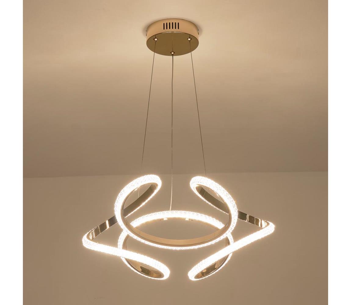 Eurolamp LED Lustr na lanku SATURN LED/24W/230V 3000K 50x120 cm 144-15055