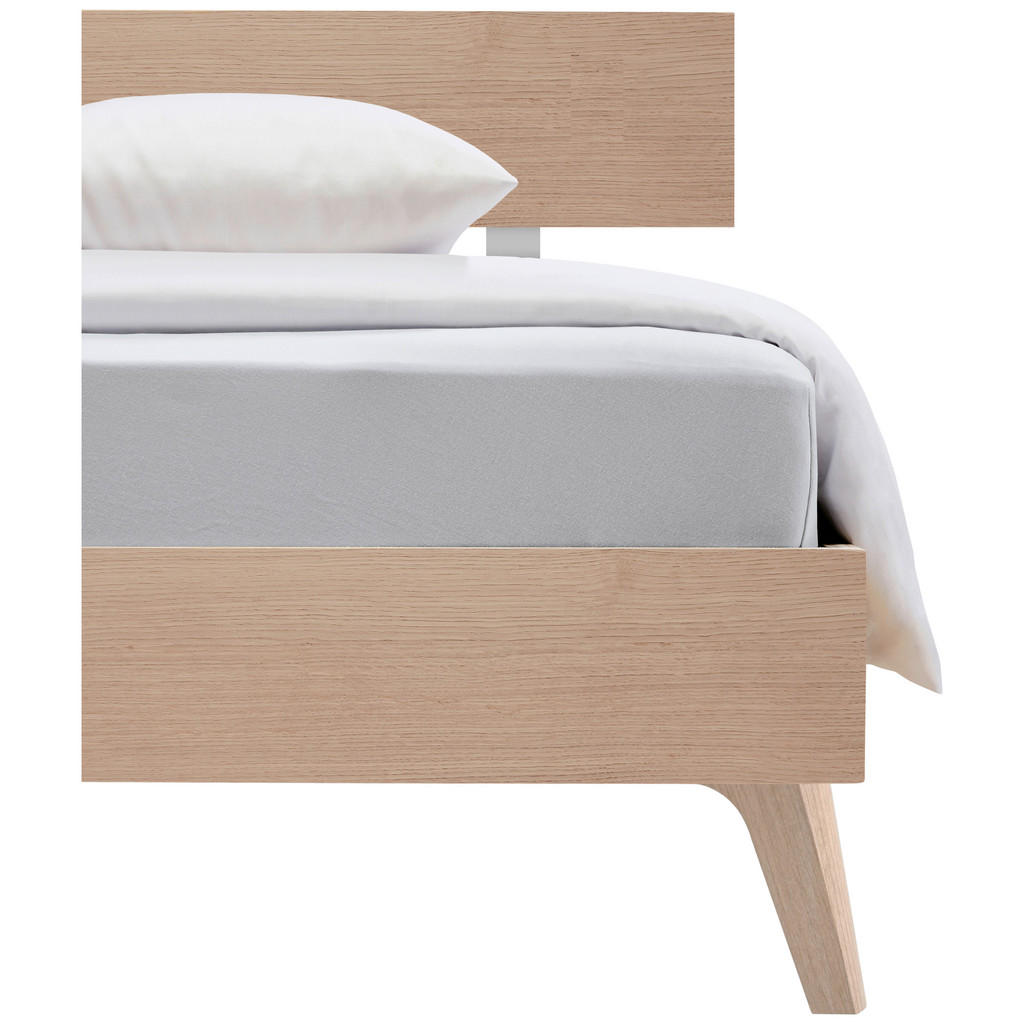 Fleuresse ELASTICKÉ PROSTĚRADLO, barvy stříbra, 100/200 cm