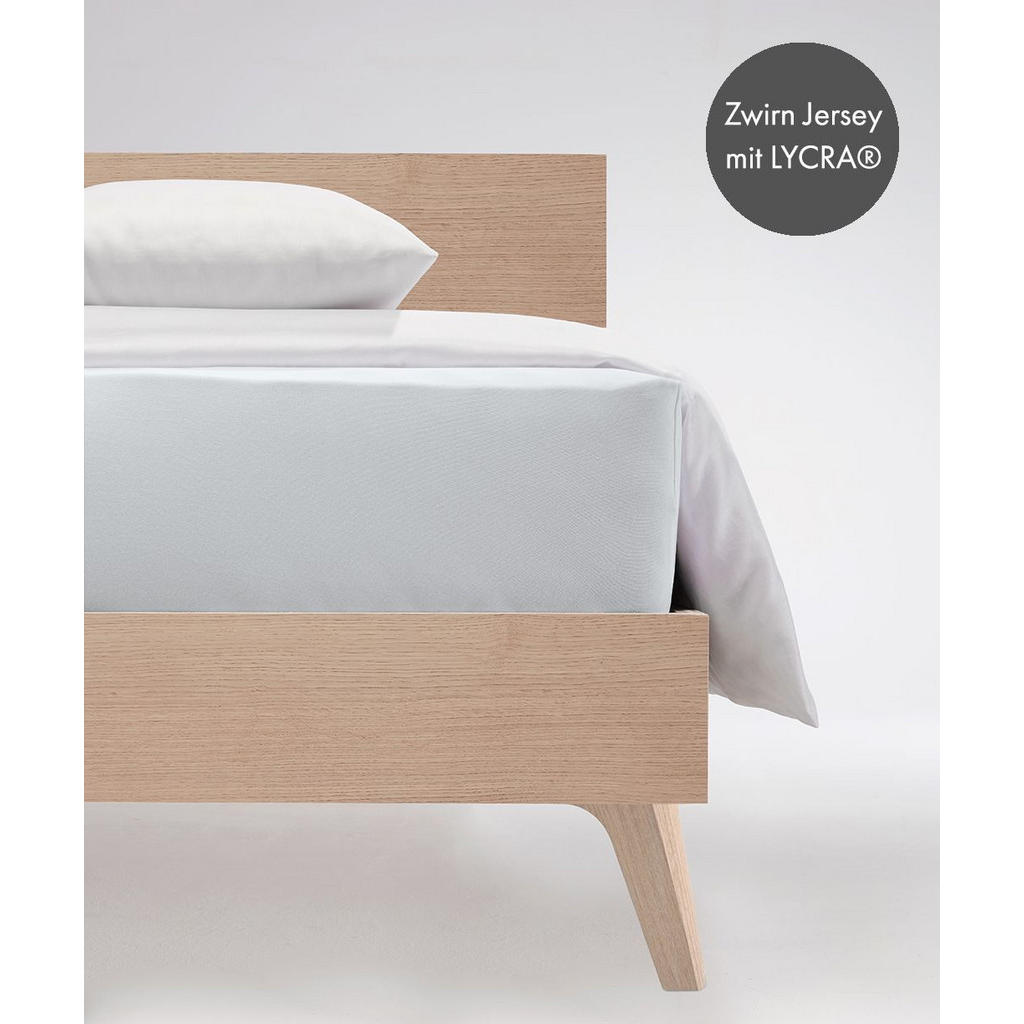 Fleuresse ELASTICKÉ PROSTĚRADLO, barvy stříbra, 200/200 cm